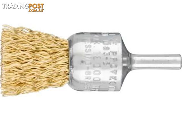 6mm Sham mounted 20mm Brass Wire Crimped End Brush Pferd 43202002