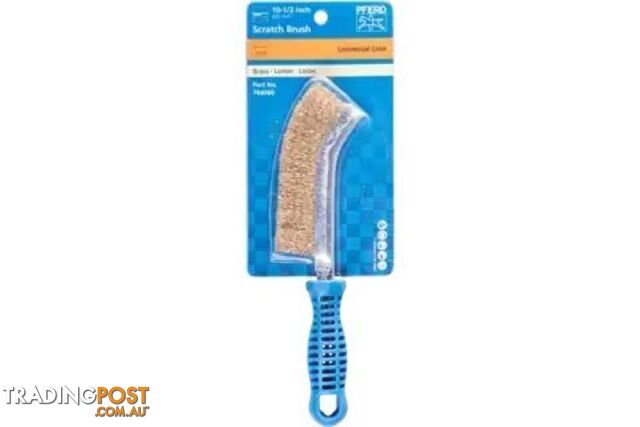 Scratch Brush Curved 1 Row Brass Wire HBG 10 MES 0,30 Universal Pferd 43740043 - photo 2 of 3