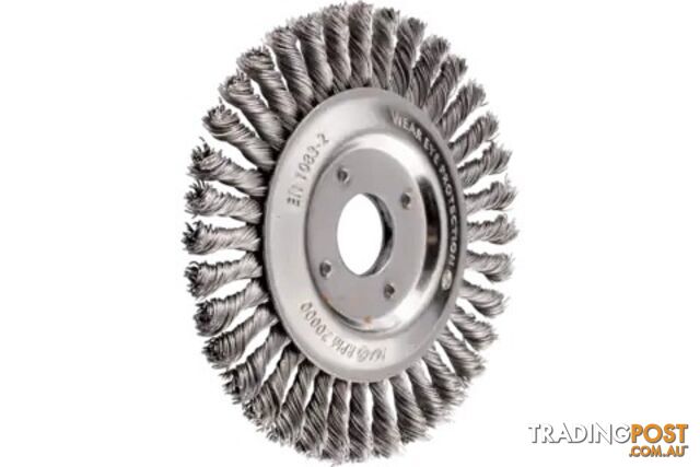 POS Pipeline Brush Knotted RBG Dia. 125x6x22.2mm Steel Wire Dia. 0.50mm...