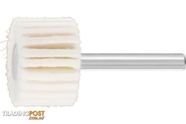 Soft Mounted Felt Flap Wheels 30x20mm 6mm Shank Dia Pferd 44383020