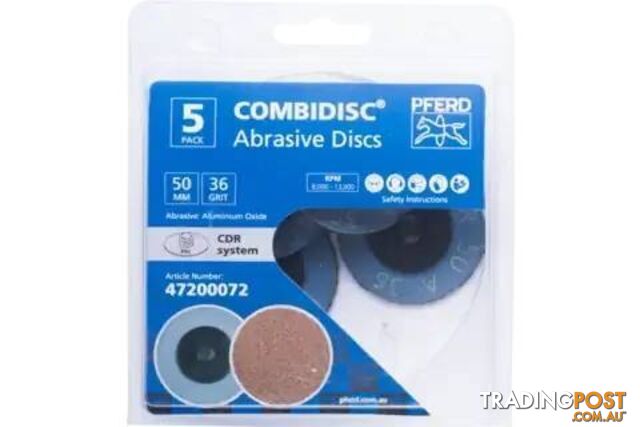 A36 CombiDisc Aluminium Oxide Abrasive Disc CDR 50 A 36 Pferd 47200072