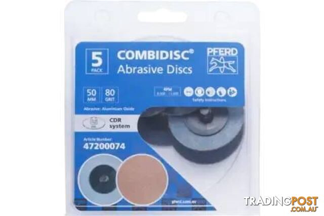 A80 CombiDisc Aluminum Oxide Abrasive Disc CDR 50 A 80 Pferd 47200074