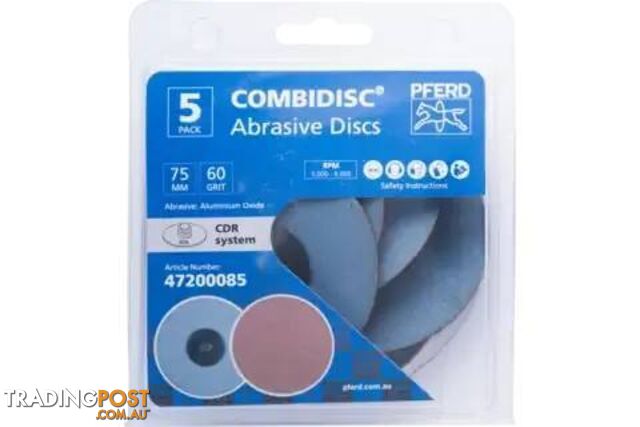 A60 CombiDisc Aluminium Oxide Abrasive Disc CDR 75 A 60 Pferd 47200085
