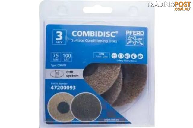 A100G CombiDisc Hard Non-Woven Disc CDR VRH 75 100 G Pferd 47200093