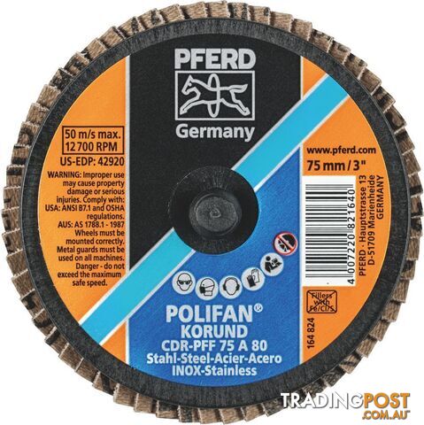 Combidisc Mini Polifan Aluminium Oxide Type CDR-PFF 75 A 80 Pferd 47202091