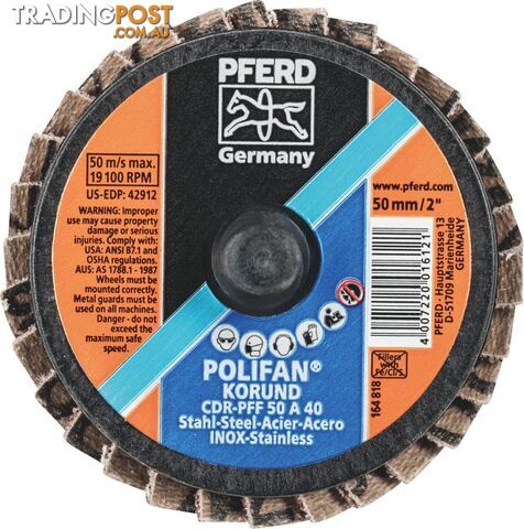 Combidisc Mini Polifan Aluminium OxideType CDR-PFF 50 A 40 Pferd 47202527