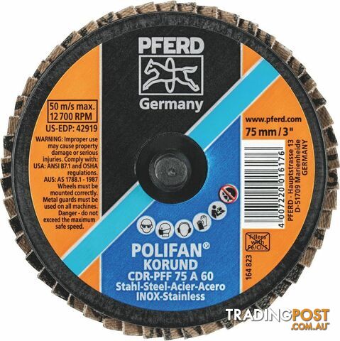 Combidisc Mini Polifan 75mm CDR A 60g Aluminum Oxide Pferd 47202531