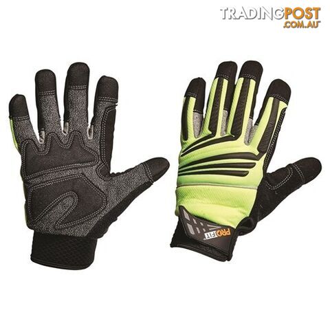 Cut 5 Hi-Vis Mechanics Gloves Pro Choice PTYC