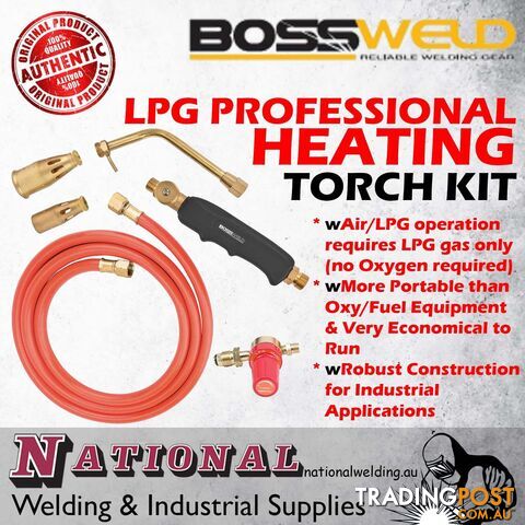 LPG Professional Heating Torch Kit Bossweld 486002 - photo 2 of 3