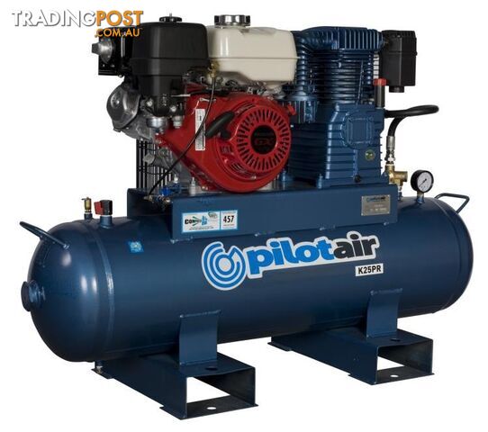 Reciprocating Air Compressor HONDA Petrol/GX270 /150 L Rec./457 L/min FAD Pilot K25PR