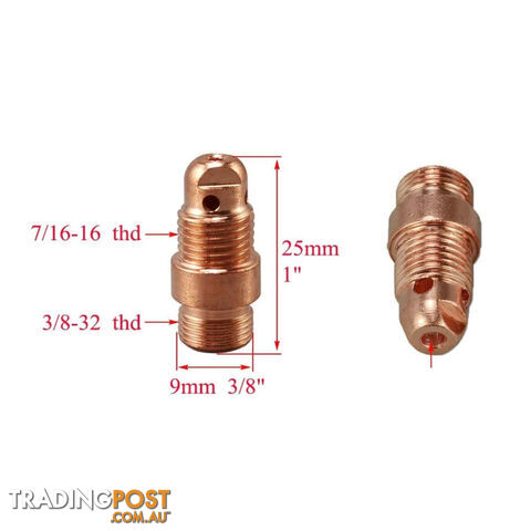 17CB20 Stubby Collet Body 1mm to 3.2mm