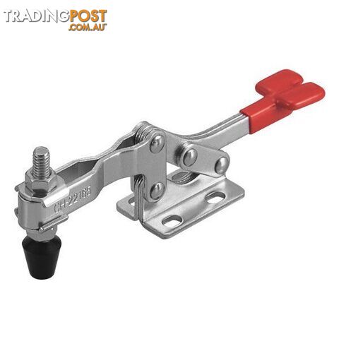 Toggle Clamp Horizontal Flanged Base Flat Handle 227kg Cap 70mm Reach ITM CH-225-D