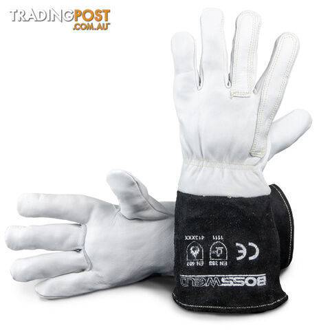 Tig Welding Glove Long Bossweld 700011