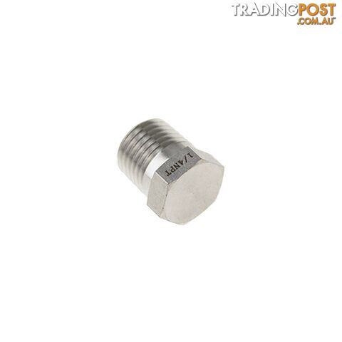 Genlok Blanking Plug Stainless Steel 1/4 NPT