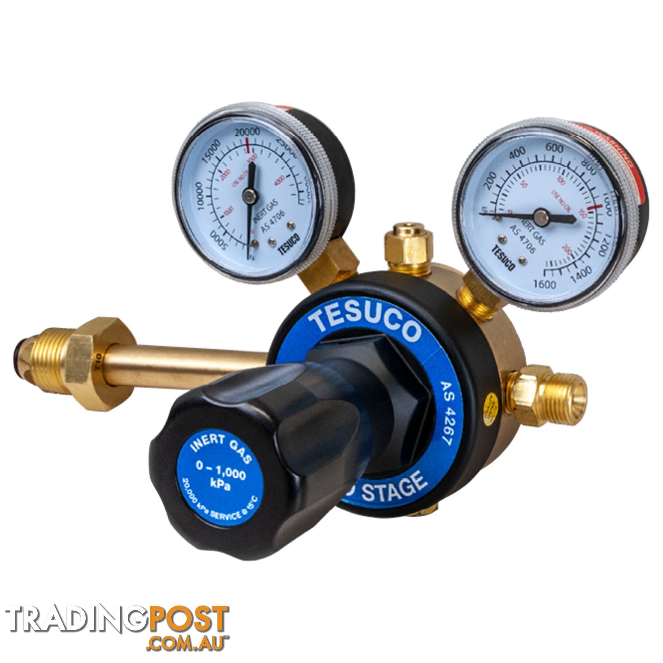 Inert Gas Regulator 2 Stage Side Entry