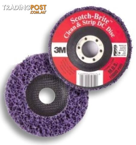 Clean & Strip Scotch-Briteâ¢ 125mm x 22mm Purple 3M AT019439689 Each