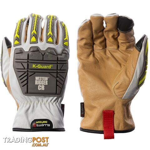 Western Rigger CR Impact Handling Gloves Size Med 500WRCRIMMED