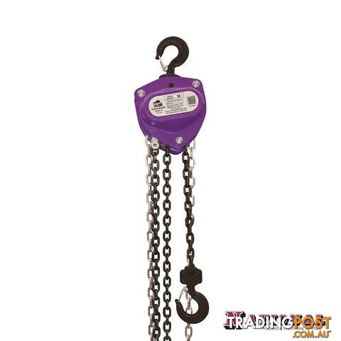 Chain Blocks 3S 3M 1000kg Violet Beaver 503103