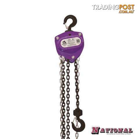 Chain Blocks 3S 6M 1000kg Violet Beaver 503106