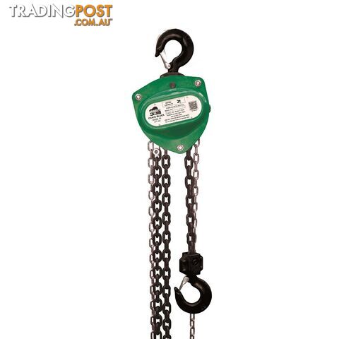 Chain Blocks 3s 6m 2000kg Green Beaver 503206