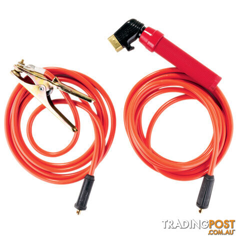 Earth Lead 4 Metres Electrode Holder Lead 6 Metres Set 230 Amps 25mm² Cable...