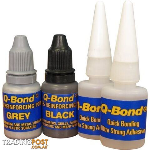 Q-Bond Ultra Strong Adhesive with Reinforcing Powder Small Repair Kit - QB2...