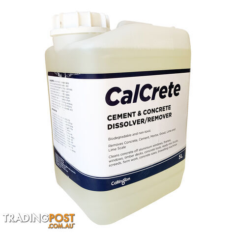 CALCRETE Cement & Concrete Dissolver / Remover 5L CALLINGTON 5173/42