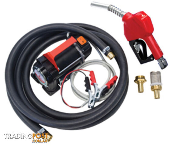 Refuelling Kit 12V Portable With Auto Shut Off Nozzle 50L/min