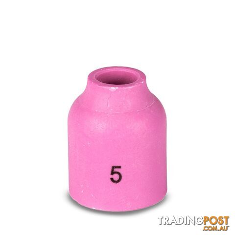 Ceramic Alumina Cups For Gas Lens Size 5 (8mm) Suits 9/20 Torch 53N59 Pkt : 2