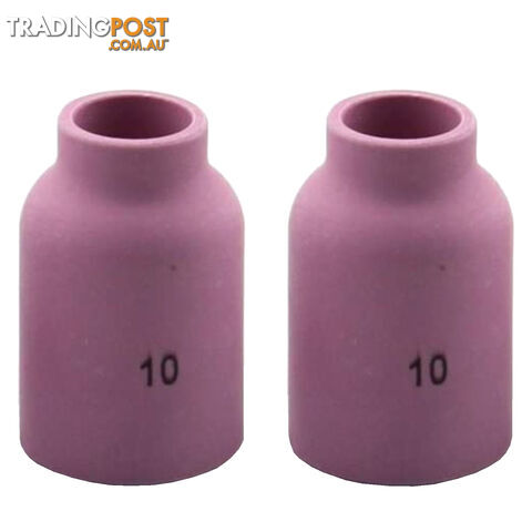 Gas Lens Alumina Cup Large Diameter Size 10 For 17/18/26 Torch 53N88 Pkt : 2