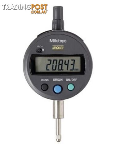Digimatic Dial Indicator 0-.500"/12.7mm .0005"/0.01mm Lug Back Mitutoyo...