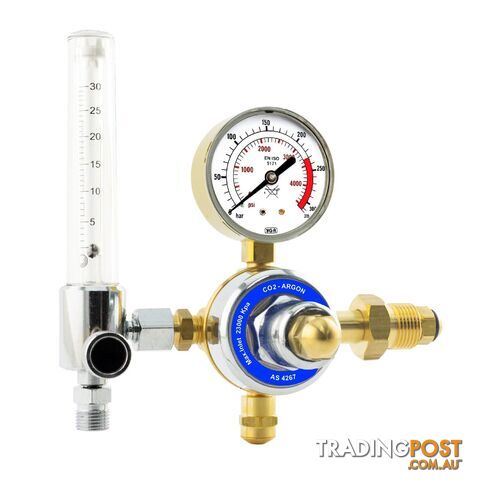 Argon Pressure Regulator With Flowmeter Yildiz 5440F30-AU