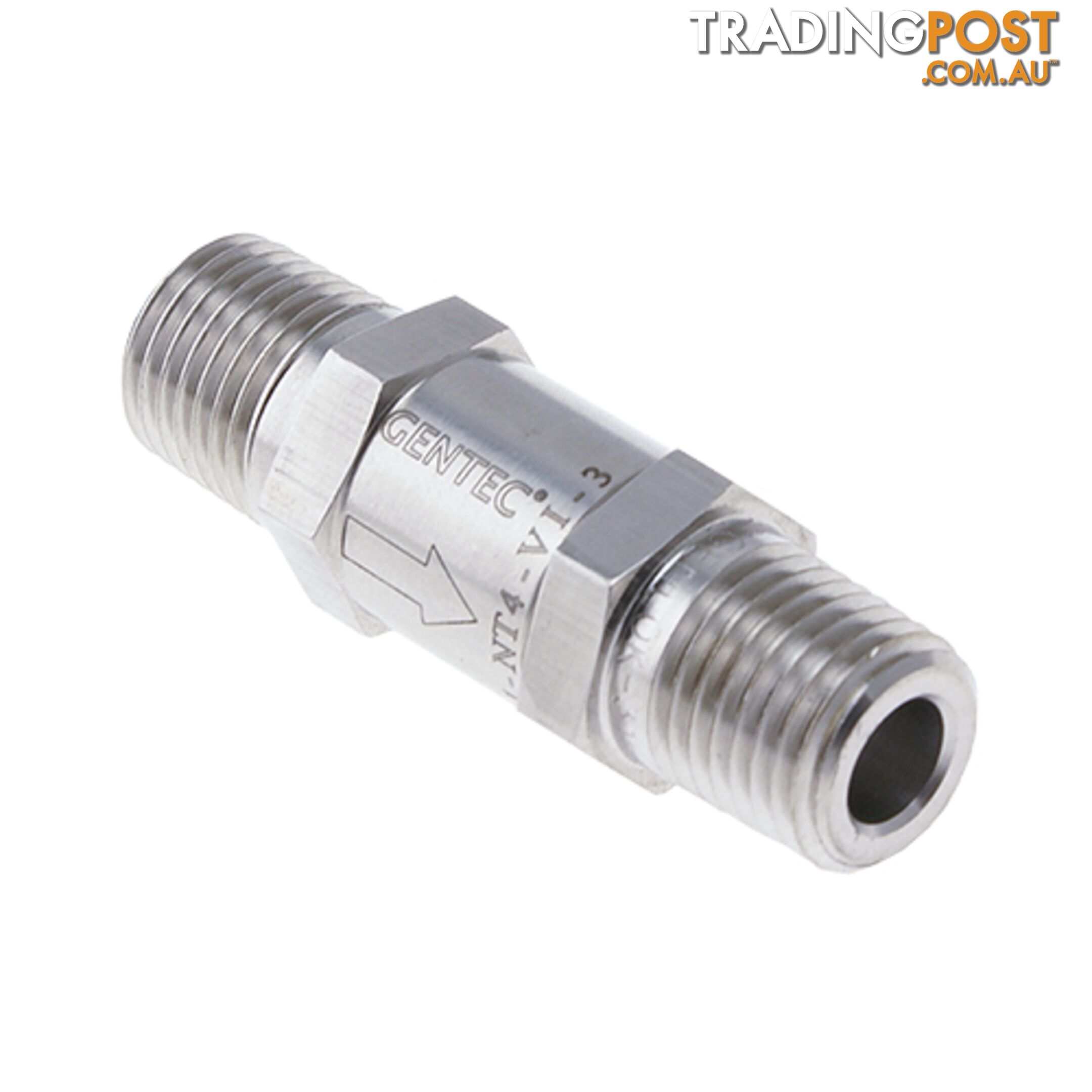 Relief Valve 140kPa 1/4" NPT M - 1/4" NPT FM For Gentec H/Purity Regulators