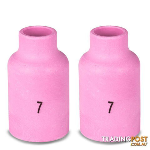 Gas Lens Alumina Cup Size 7 (11.0 mm) Suits 17/18/26 Torch 54N15 Pkt : 2