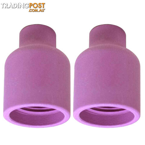 Gas Lens Alumina Cup Size 6 (9.5mm) Suits 17/18/26 Torch 54N16 Pkt : 2