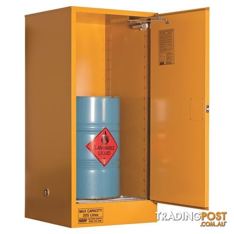 Flammable Storage Cabinet 205L 1 Door Roller Set Shelf 5555VS - photo 2 of 2