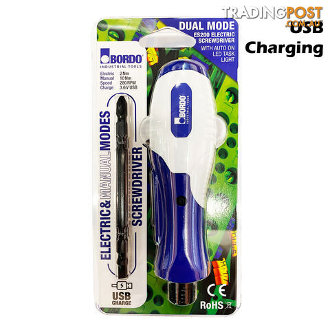 Dual Mode ES200 Electric Screwdriver Bordo 5700-ES200