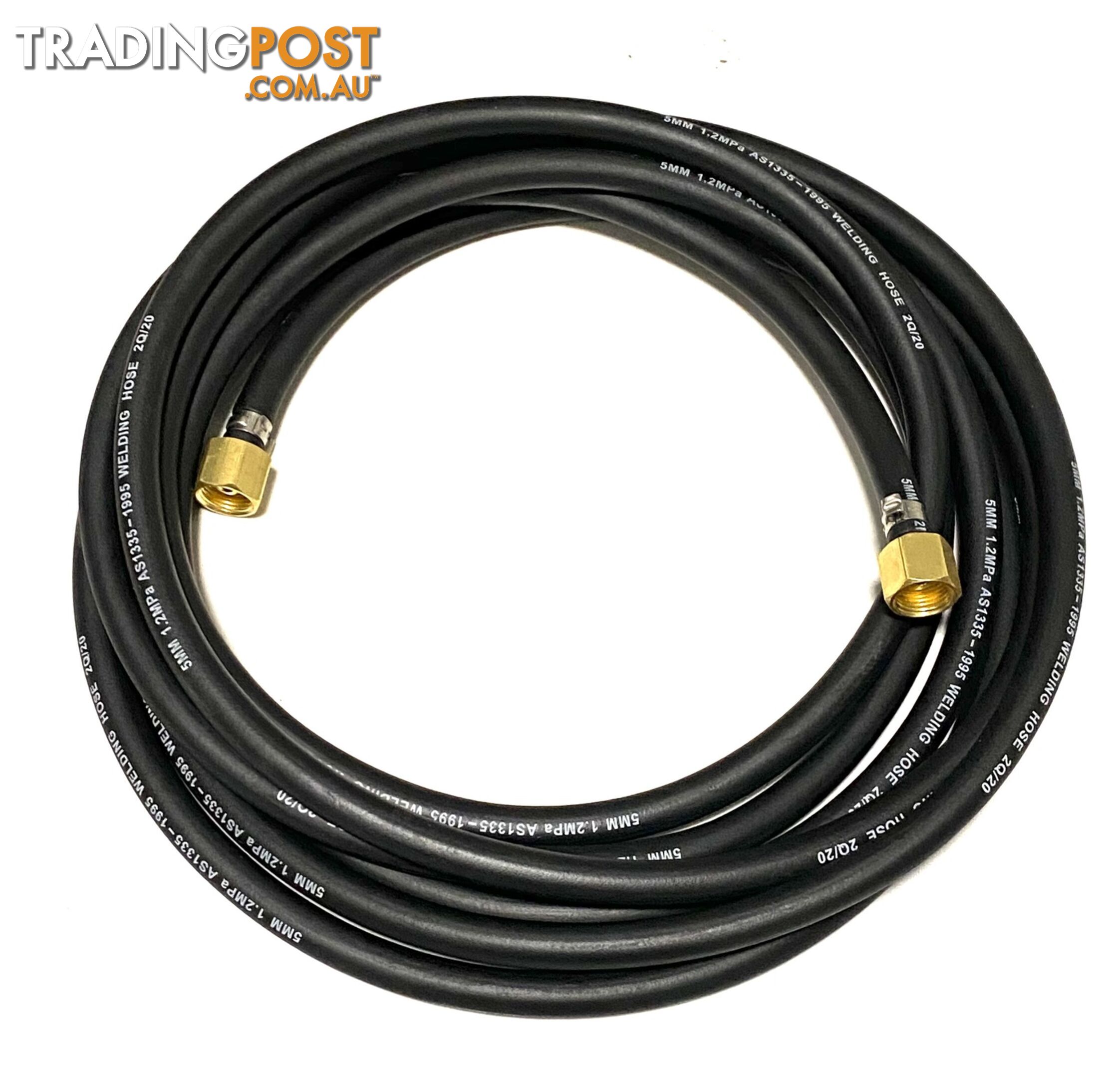 Single Hose Inert Gas 5 Metres Coil 5mm ID GWSWIG5
