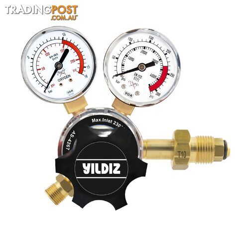 Oxygen Pressure Regulator 5800 Series Yildiz 5801R-2-AU