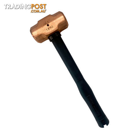 Copper Sledge Hammer 1.81kg (4lb) With Pinned steel Core Fibreglass Black Handle...