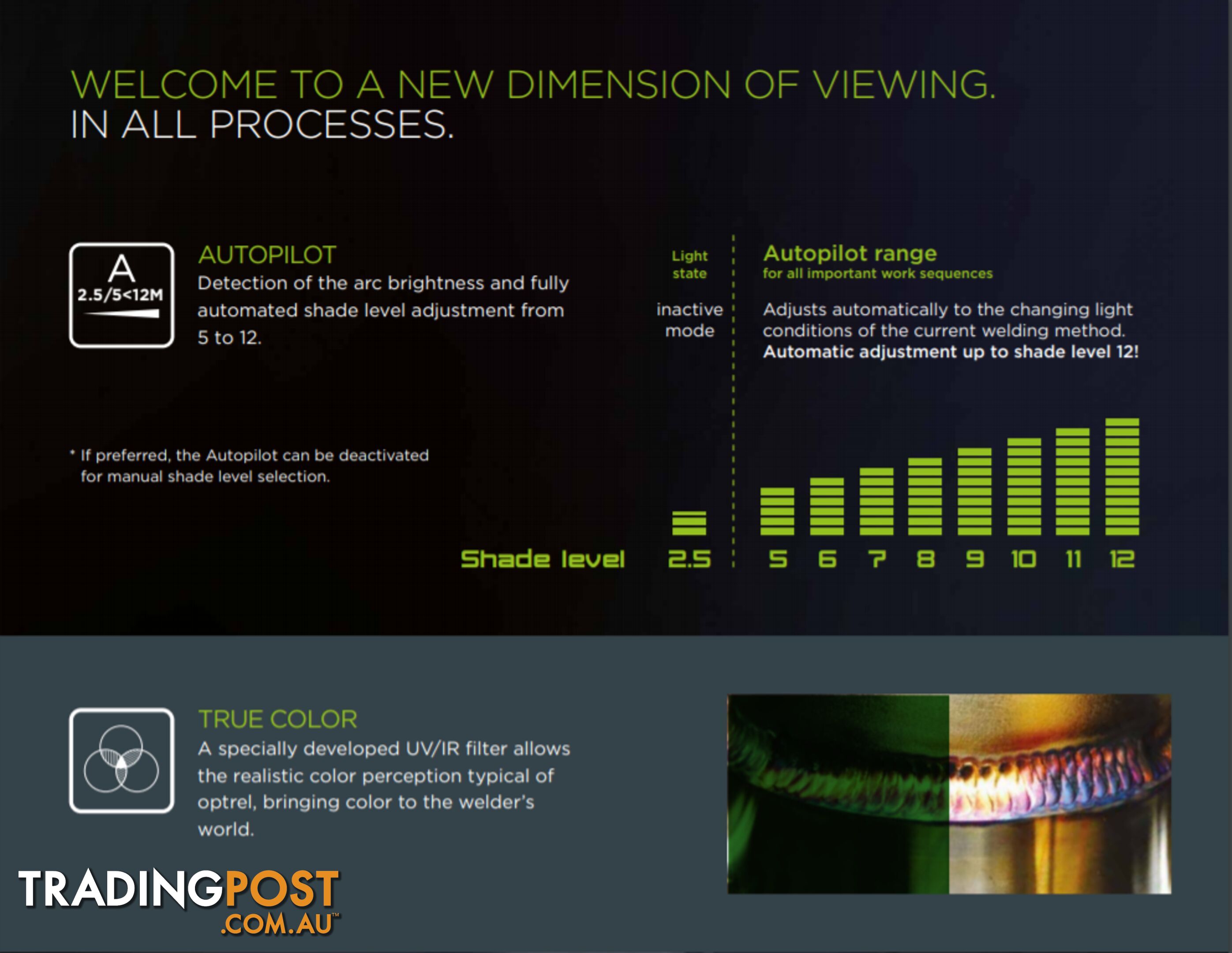 Welding Helmet Panoramaxx Quattro with optrel IsoFitÂ® headgear 1010.100