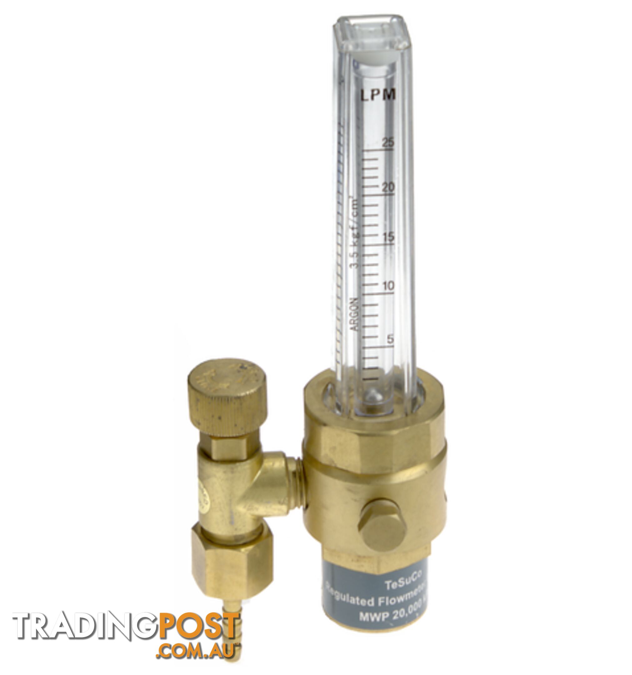 Regulated Ar/Co2 Outlet Point Inbuilt Flowmeter