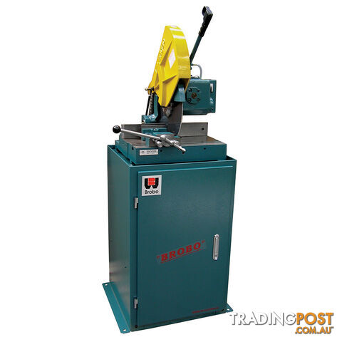 Ferrous Cutting Cold Saw S315G 3Phase 2 Speed 42/85 RPM Integrated Stand Brobo 9720030