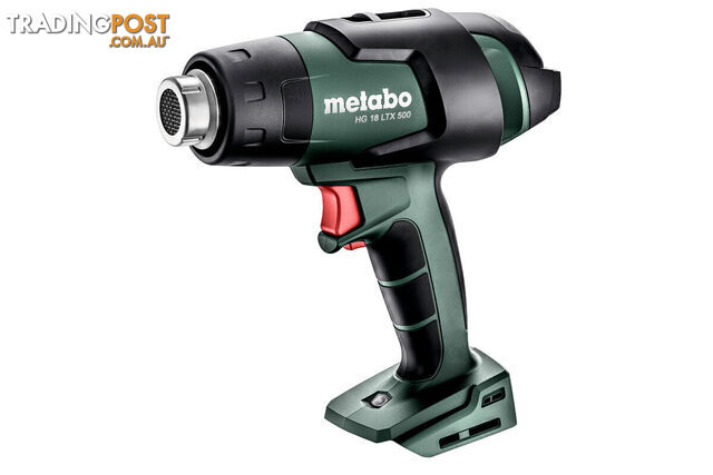 18V HG 18 LTX 500 Cordless Hot Air Guns - Skin Only Metabo 610502850