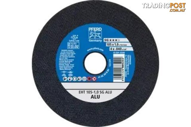 Aluminium Cut-Off Wheel Ultra-Thin EHT 105-1,0 SG ALU/16,0 Pferd 61339430