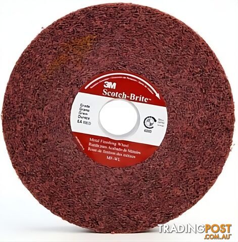 Scotch-Brite™ Metal Finishing Wheel 203mm x 50.8mm x 76.2mm 4A MED 61500109550...