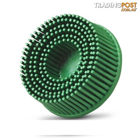 Scotch-Brite Roloc Bristle Disc 50 Grit 25mm x 16mm Green 3M 61500129830