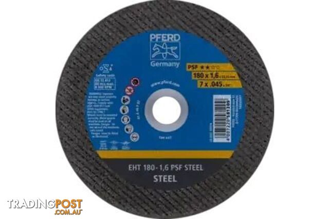 Cut-off Wheels EHT 180-1,6 PSF Steel Pferd 61719121