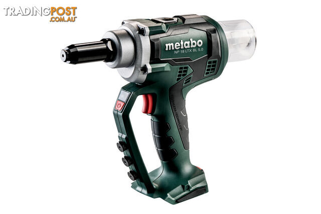 Cordless Blind Rivet Gun NP 18 LTX BL 5.0 Skin Only Metabo 619002890