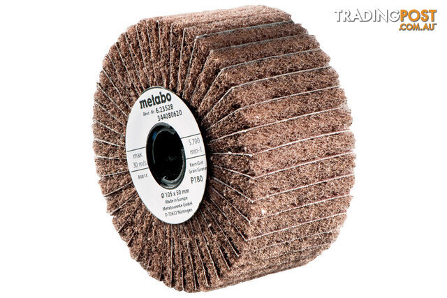 Flap Wheel/ Nylon Web Grinding Wheel 105 X 100 Mm P 80 Metabo 623484000